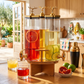 3-in-1 Rotating Beverage Dispenser with Deer Lid