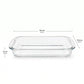 Heat Resistant Glass Bake Dish With Handles