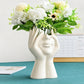 Elegant Abstract Face Decorative Vase