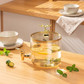 Luxury Glass Beverage Dispenser with Deer Lid