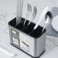 4-Section Kitchen Stainless Steel Cutlery Organizer