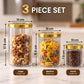 3PCs Acrylic Food Storage Containers With Lids
