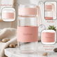Elegant Double Wall Glass Water Bottle 340ML
