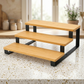 3 Layer Wooden Spice Organizer Rack (No Jars)