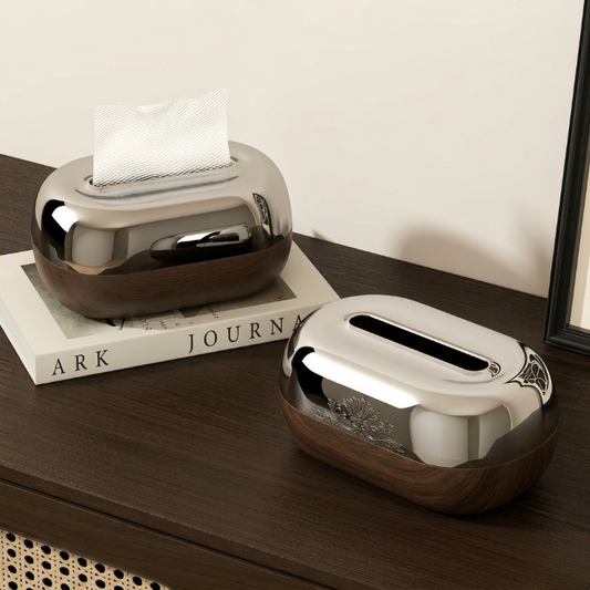 Luxury Steel Spring Tissue Box