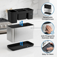 4-Section Kitchen Stainless Steel Cutlery Organizer