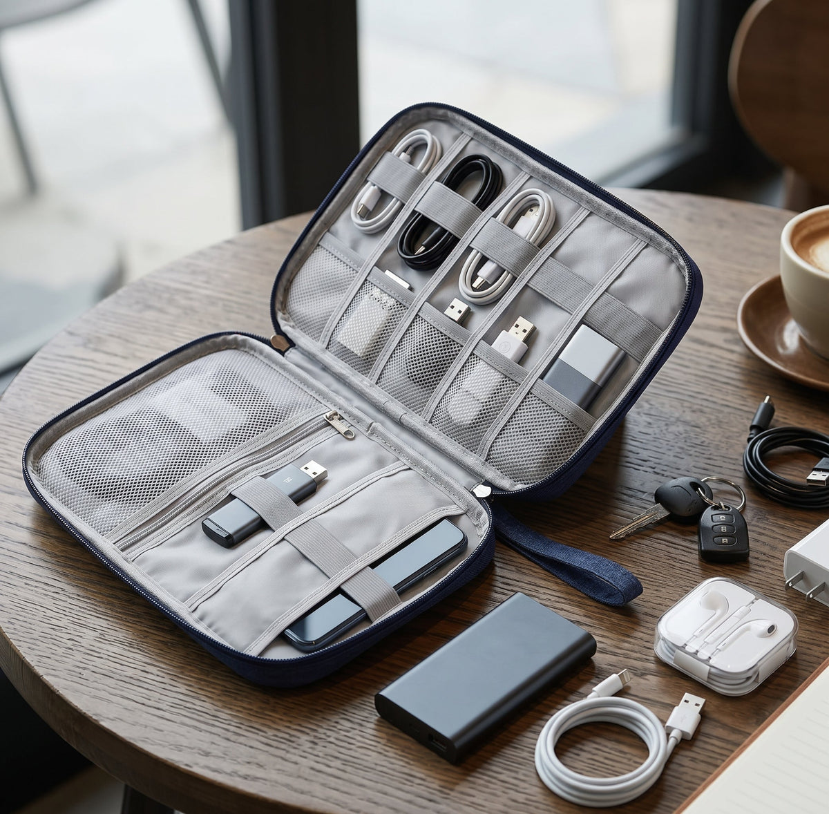 Portable Travel Accessories Pouch