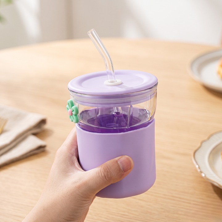 Portable Juice Infuser Travel Cup With Straw