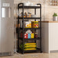 5-Layer Rolling Storage Cart Trolley With Wheels