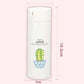Plant Design Glass Water Bottle (450 ML)