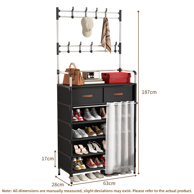 Multi-Functional Shoe & Hat Rack