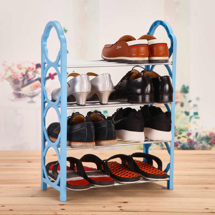 Stainless Steel 5-Layer Foldable Shoe Rack