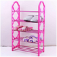 Stainless Steel 5-Layer Foldable Shoe Rack