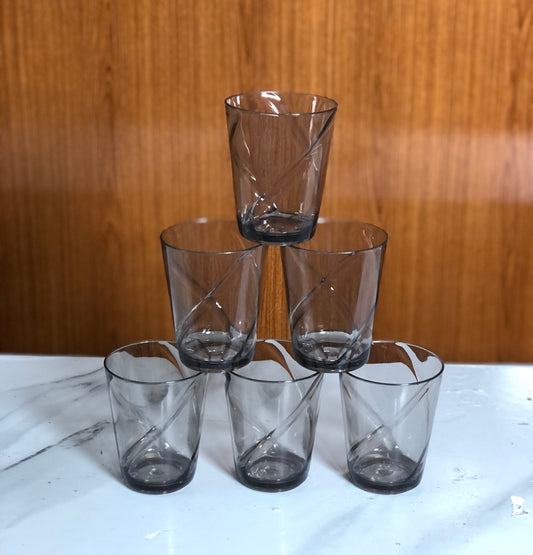 6pc Acrylic Glass Set with Box