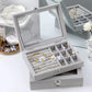 Multi Grid Velvet Jewelry Box