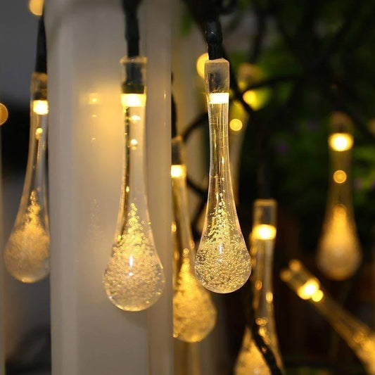 Water Drop Decoration String Lights