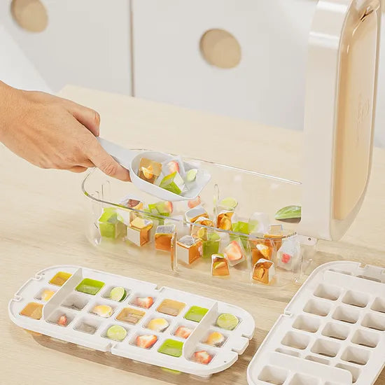 Pressing Ice Cube Mold Ice Tray Box