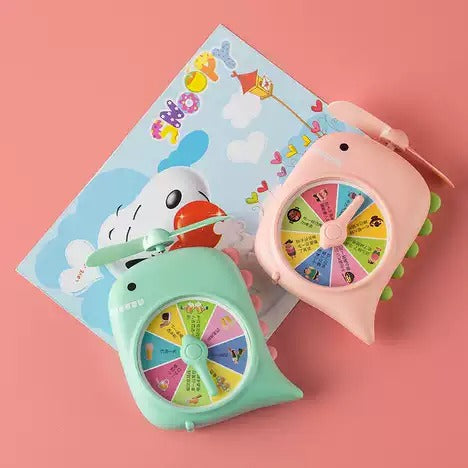 Rechargeable Portable Educational Dinosaur Fan