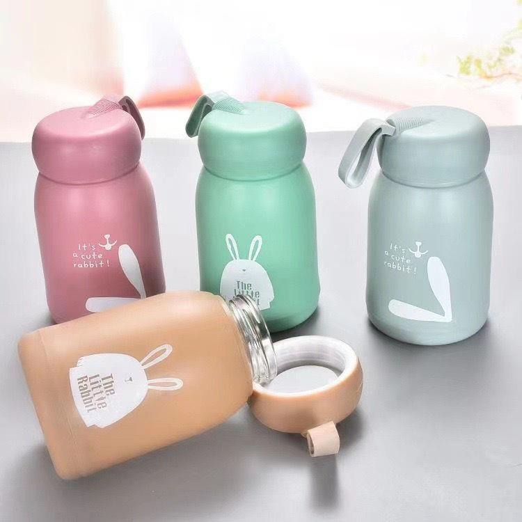 320ml Cute Glass Thermos Water Bottle