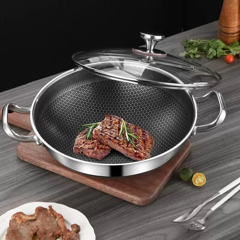 Honeycomb Screen Non Stick Frying Pan