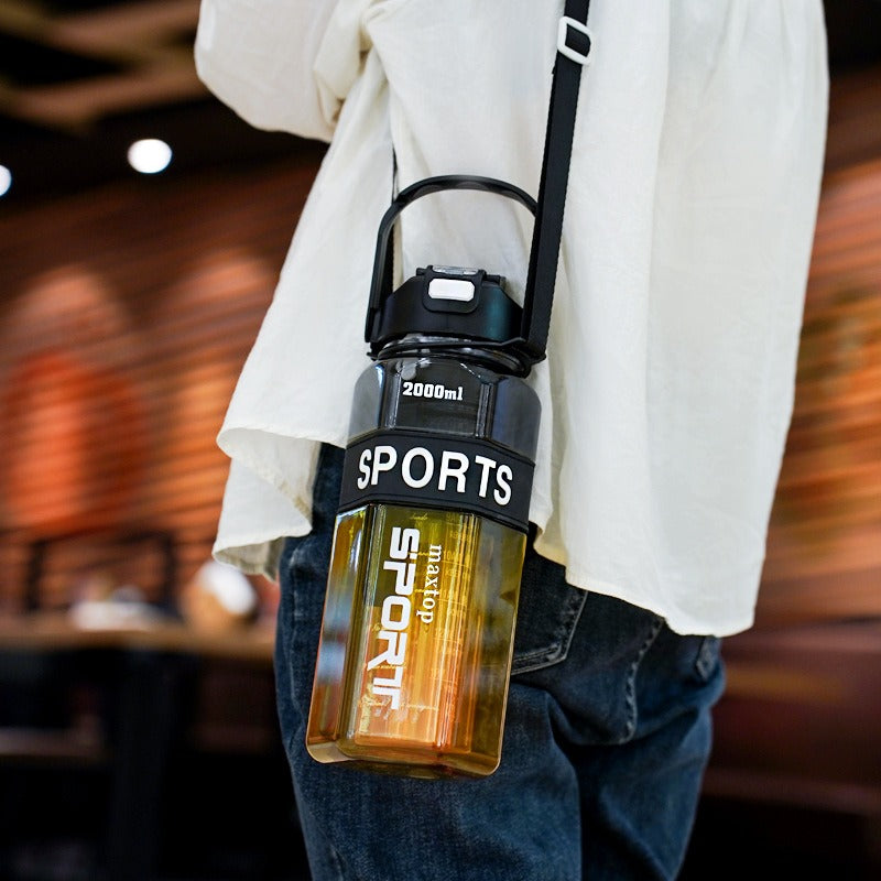 3Pcs Set High Quality Plastic Gradient Water Bottle