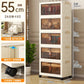 5 Layer Storage Cabinet with Transparent Doors