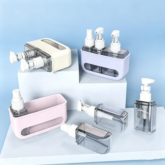 4 in 1 Travel Leak Proof Refillable Liquid Bottles