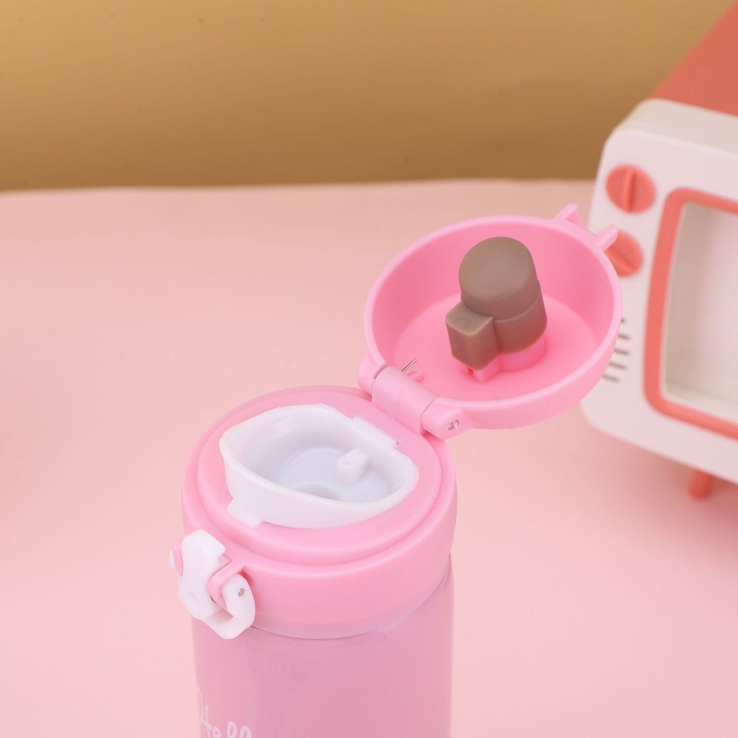 Creative Cartoon Printed Glass Water Bottle