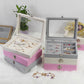 Multi Grid Velvet Jewelry Box