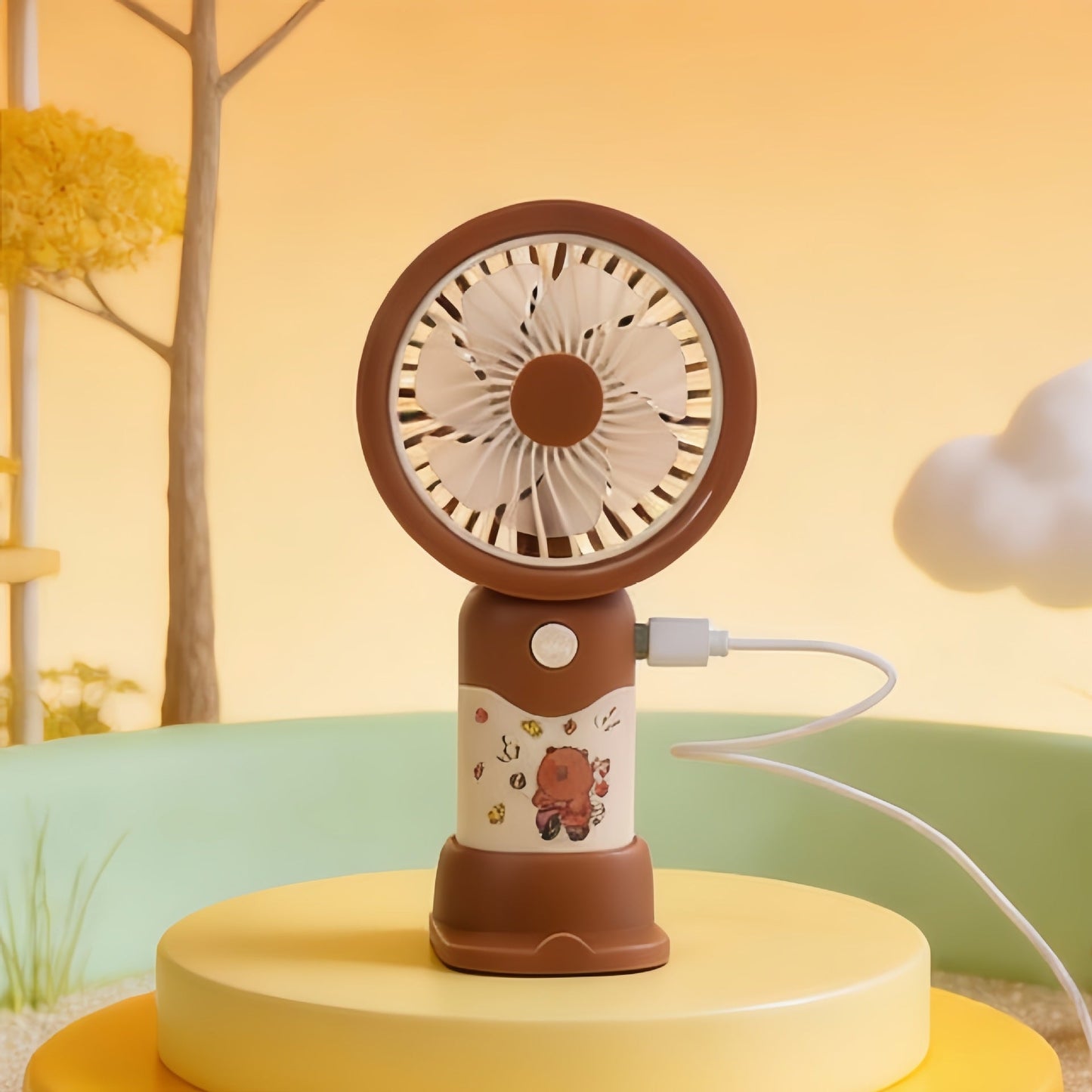 Protable USB Rechargeable Desktop Fan