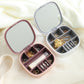 Portable Mini Jewelry Organizer with Mirror