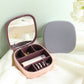 Portable Mini Jewelry Organizer with Mirror