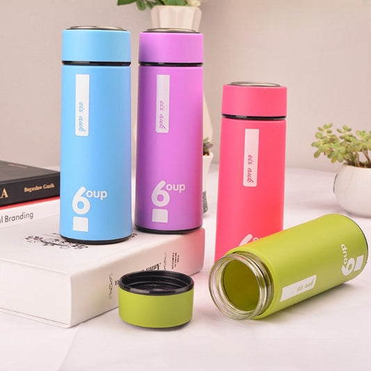 Printed Glass Water Bottle 450 ML