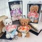 Creative Teddy Bear Floral Bouquet Gift Box