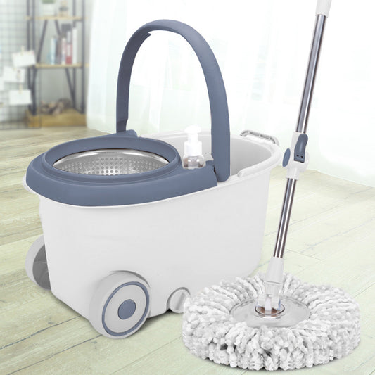 Magic Spin Bucket Mop (Steel)