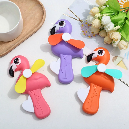 Flamingo Design Mini Hand Fan