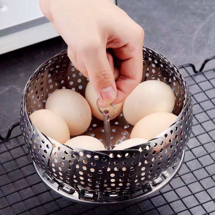 Stainless Steel Foldable Food Steamer