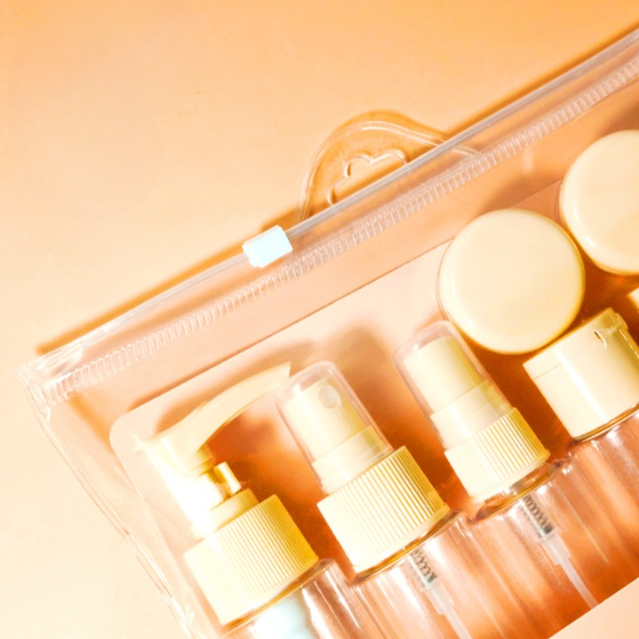 6PCs Empty Travel Bottle Set Kit