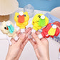 Cartoon Design Mini Hand Fan With Bubble Wand
