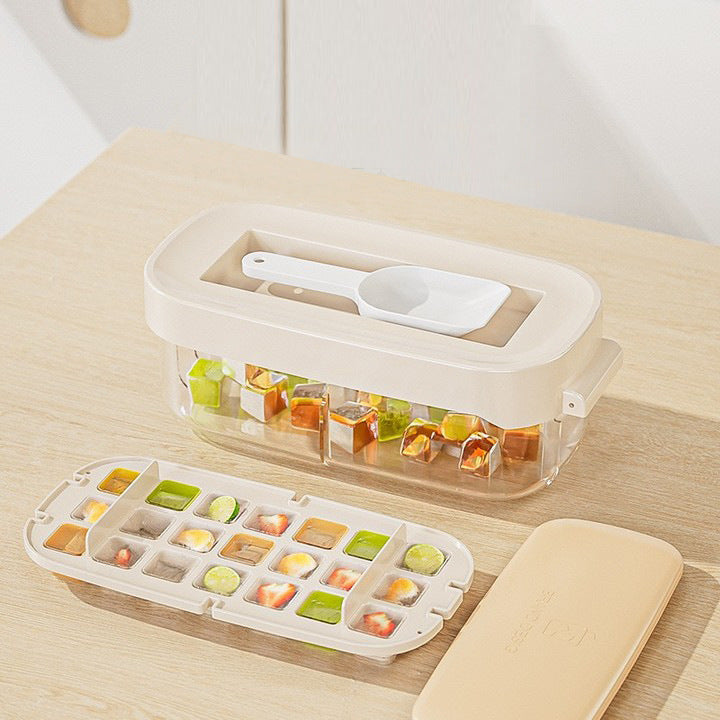 Pressing Ice Cube Mold Ice Tray Box