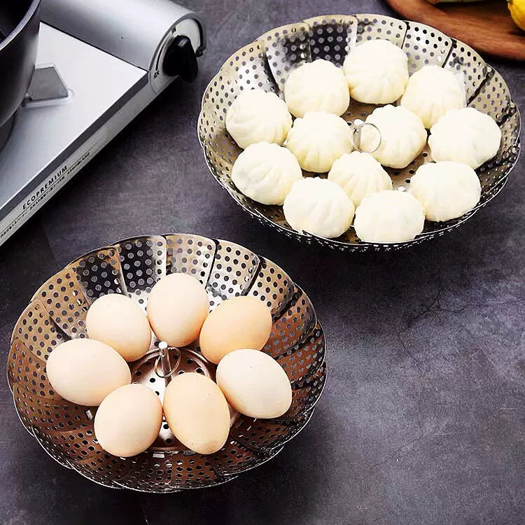 Stainless Steel Foldable Food Steamer