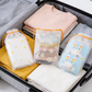Transparent Multipurpose Plastic Drawstring Bag - 3pc Set (Random Design)
