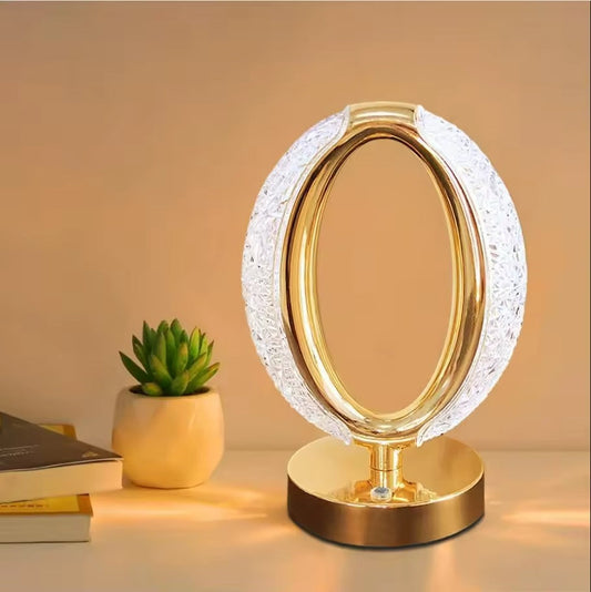 Rechargeable Crystal Touch Dimming Night Lamp