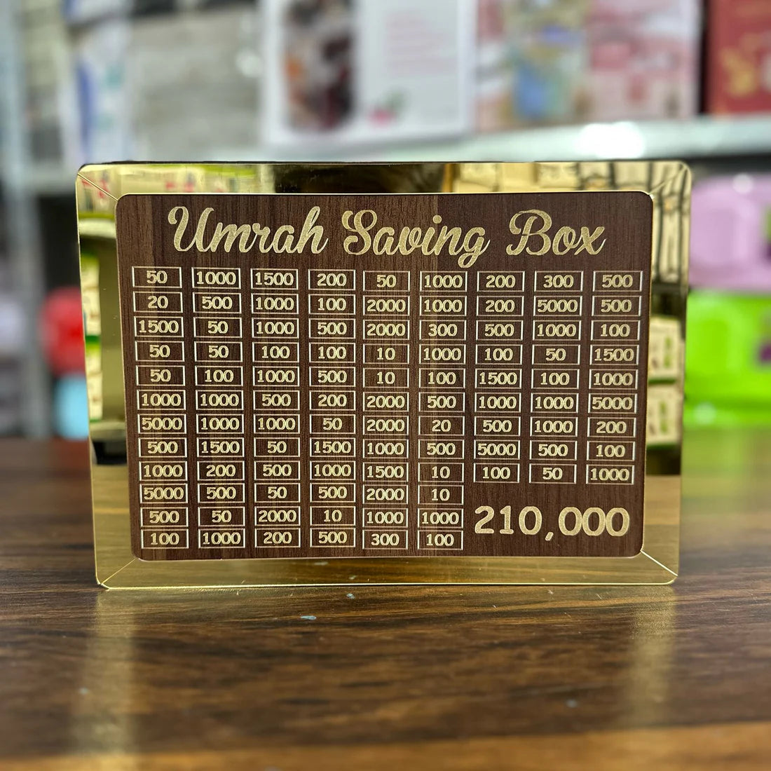 Wooden Umrah Saving Box â Wholesale City