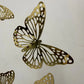 10 Pcs  Wall Acrylic Butterfly Sticker (Silver) Size 3x3 Inch