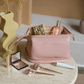 Leather Portbale Travel Cosmetic Bag