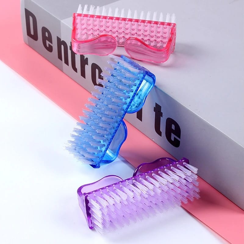 2pcs -  Cleaning Nail Brush Tools Plastic Dust Cleaner Brushes.