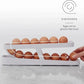 Egg Storage Container for Refrigerator Egg Dispenser Tray