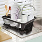 3 in 1 Large Durable Plastic Kitchen Sink Dish Drainer Rack