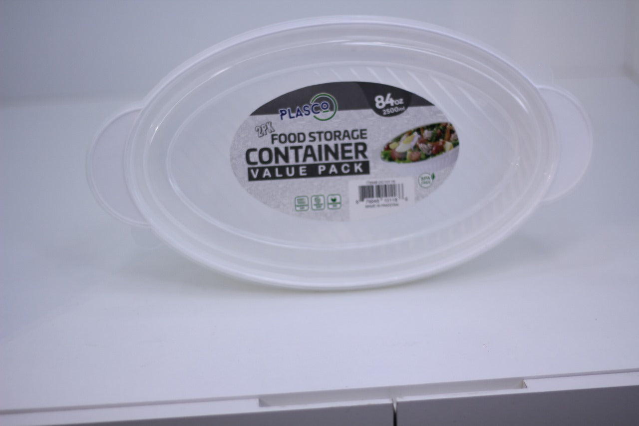 Pack Of 2 - Food Storage Container Box 2500ml